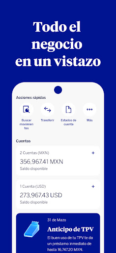 BBVA Empresas México ekran görüntüsü