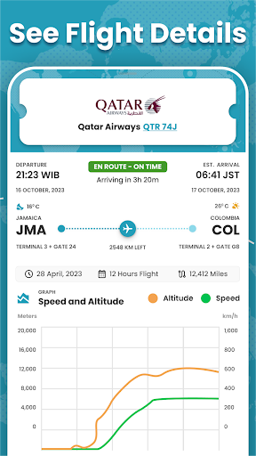 Flymat: Live Flight Tracker ekran görüntüsü