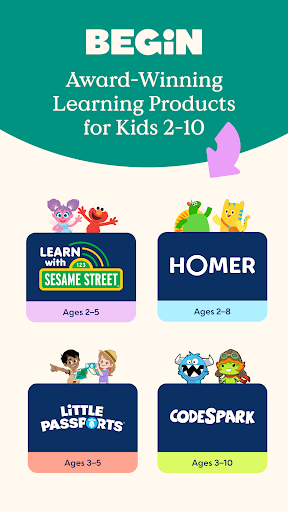 Begin Learning ekran görüntüsü