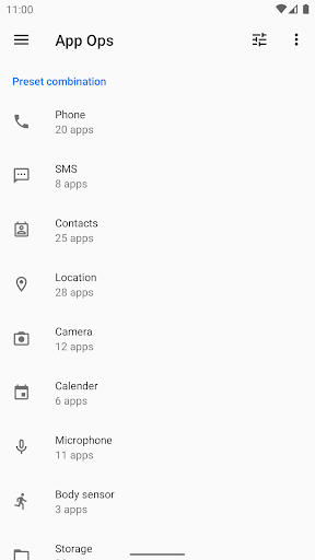 App Ops - Permission manager ekran görüntüsü