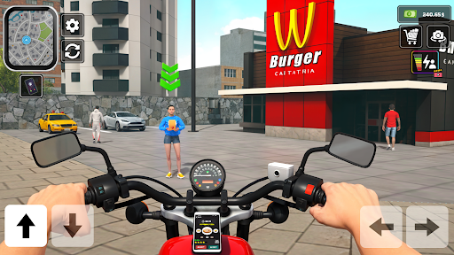 Rider Food Delivery Simulator ekran görüntüsü
