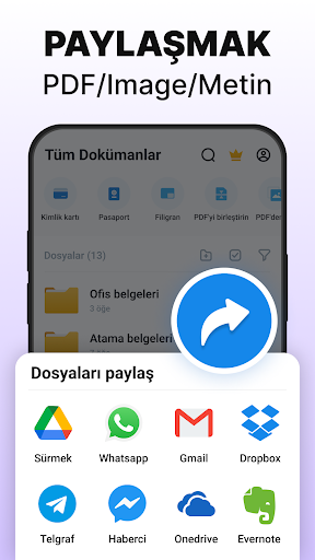 PDF Tarayıcı: belge tarama pdf ekran görüntüsü