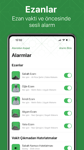 Namaz Vakitleri: Alarm & Kıble ekran görüntüsü