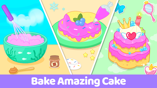 Cake Maker Kids Cooking Games ekran görüntüsü