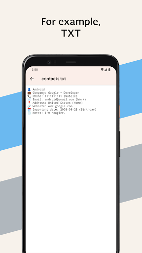 Share Contacts ekran görüntüsü