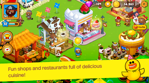 LINE BROWN FARM ekran görüntüsü