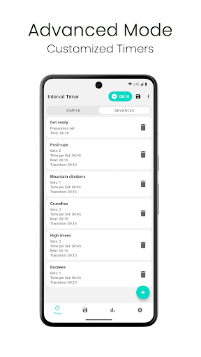 Interval Timer: Workout, HIIT ekran görüntüsü