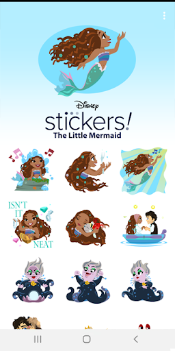 The Little Mermaid Stickers ekran görüntüsü
