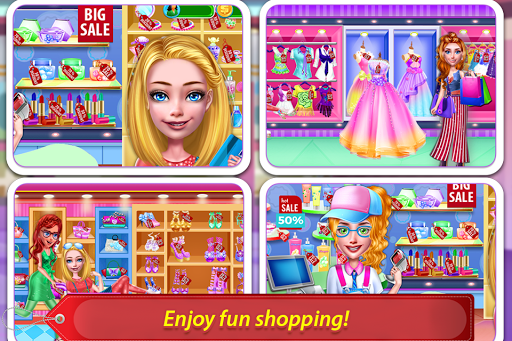 Girls Shopping Mall Fun Games ekran görüntüsü