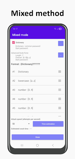 RAR password recovery ekran görüntüsü