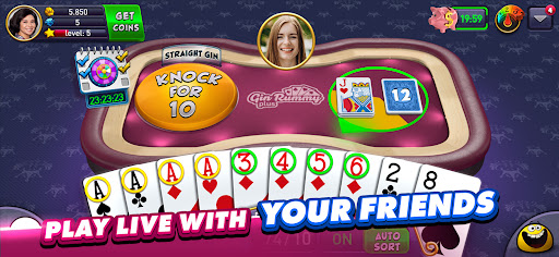 Gin Rummy Plus: Fun Card Game ekran görüntüsü