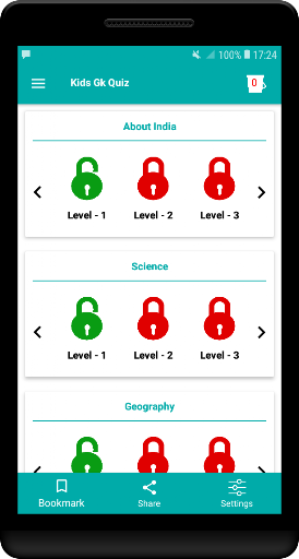 Kids G.K. Quiz level wise ekran görüntüsü