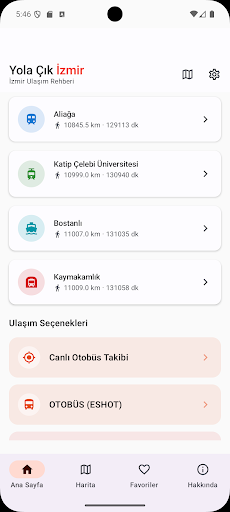 İzmir Toplu Ulaşım Rehberi Ai ekran görüntüsü
