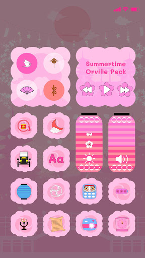 Wow Cute Pink Fox Icon Pack ekran görüntüsü