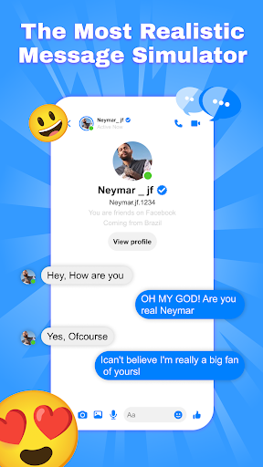 Prank Video Call and Fake Chat ekran görüntüsü