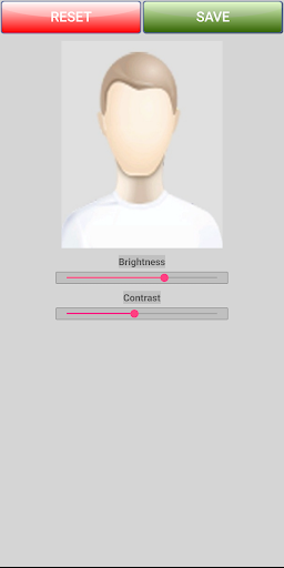 Passport size photo app ekran görüntüsü