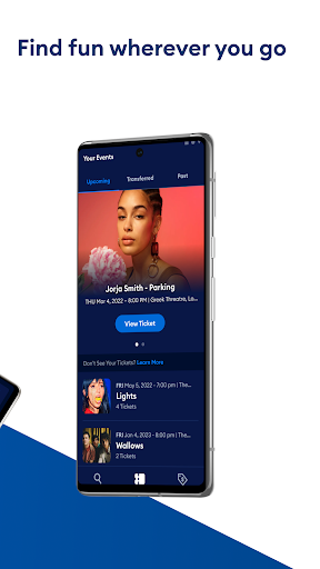AXS Tickets ekran görüntüsü