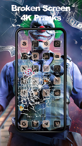Prank Screen, Broken Wallpaper ekran görüntüsü
