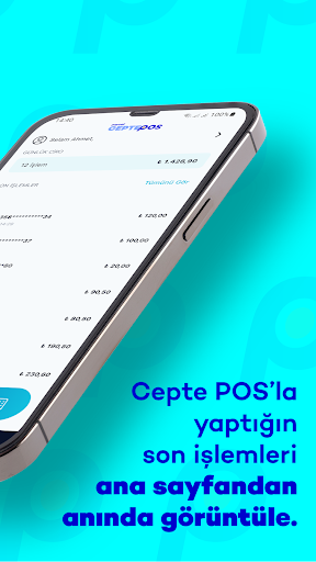 Paycell Cepte POS ekran görüntüsü