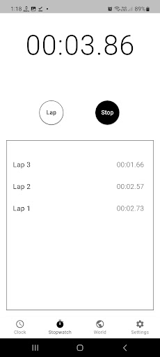 Pure Minimal Clock ekran görüntüsü