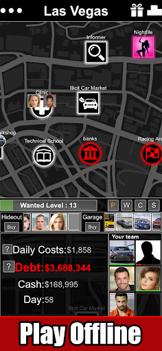 Crime Life Simulator -Text GTA ekran görüntüsü
