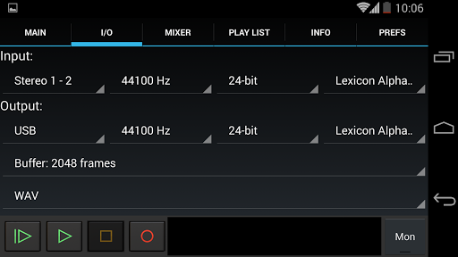 USB Audio Recorder PRO ekran görüntüsü