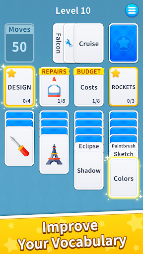 Solitaire Word: Sort ekran görüntüsü