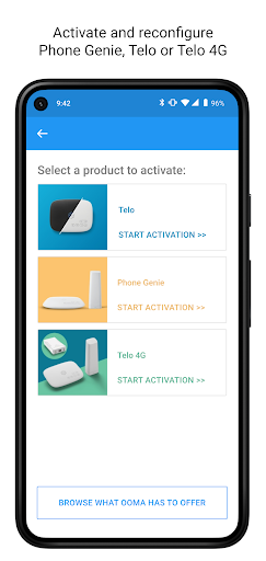 Ooma Setup ekran görüntüsü