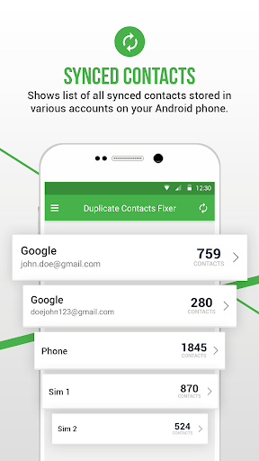 Duplicate Contacts Fixer ekran görüntüsü