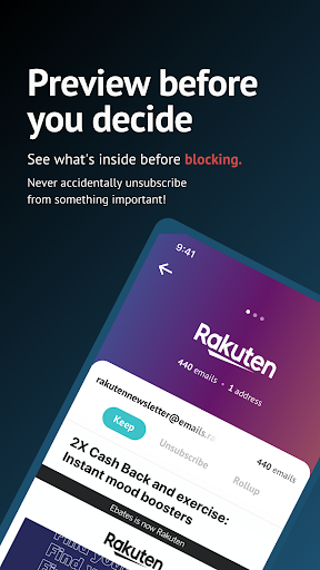 Unroll.Me - Inbox Mail Cleaner ekran görüntüsü