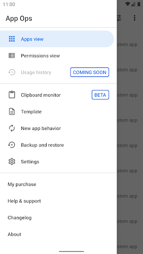 App Ops - Permission manager ekran görüntüsü