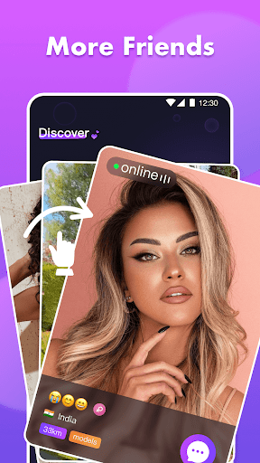 PeerVid: Chat for Friends ekran görüntüsü