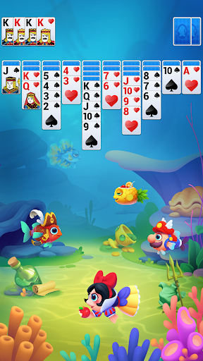 Spider Solitaire Fish ekran görüntüsü