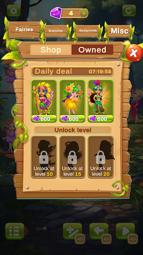 Sort princesses-fairy game ekran görüntüsü