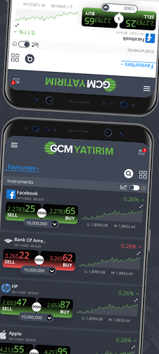GCM Trader ekran görüntüsü