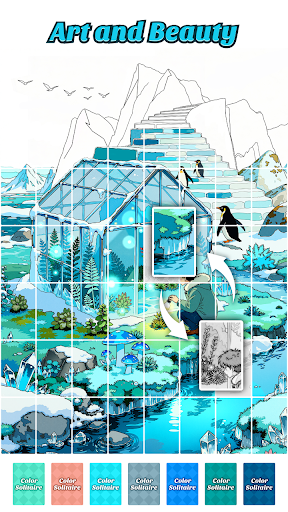 Color Solitaire: Jigsaw Puzzle ekran görüntüsü