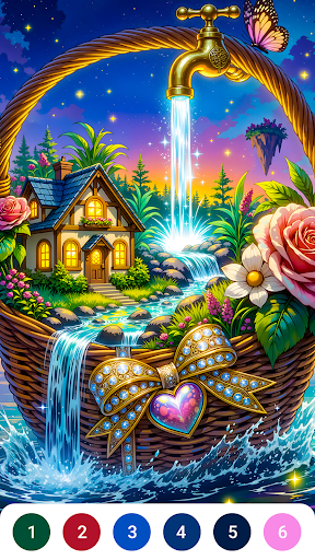 Tiny Dream Paint by Number ekran görüntüsü