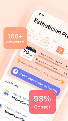 Esthetician Exam Prep 2026 ekran görüntüsü