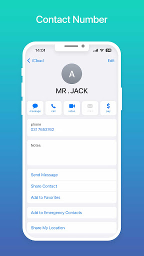 Contacts Phone: Simple & Clean ekran görüntüsü