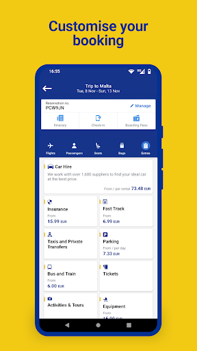 Ryanair ekran görüntüsü