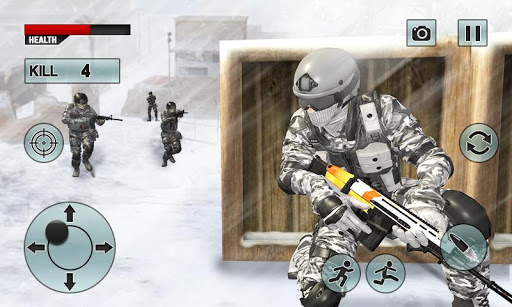 Snow Commando Shooting Games ekran görüntüsü