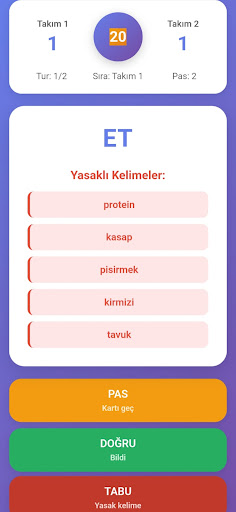Tabuu - Yasaklı Kelime Oyunu ekran görüntüsü
