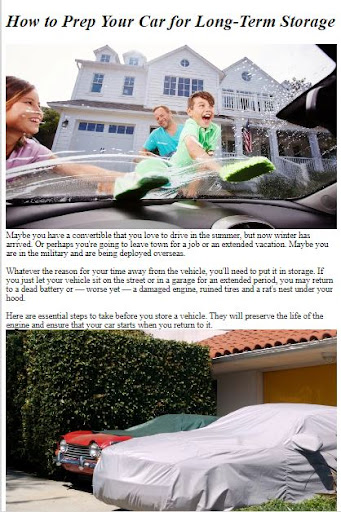 How to Store a Car Long Term ekran görüntüsü
