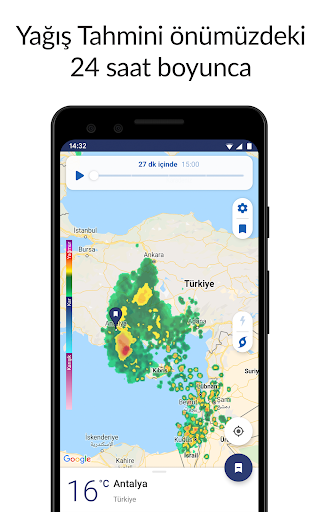 Clime: Hava Durumu ve Radarı ekran görüntüsü