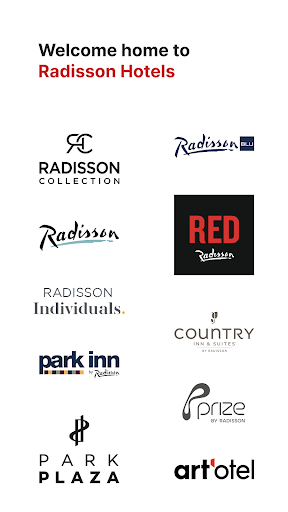 Radisson Hotels, rezervasyon ekran görüntüsü