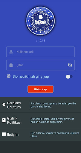 E-İçişleri ekran görüntüsü