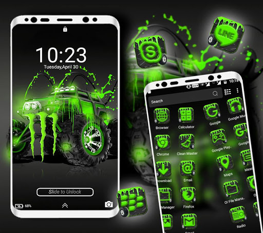 Monster Truck Launcher Theme ekran görüntüsü