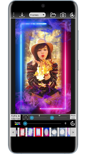 Neon Photo Frames ekran görüntüsü