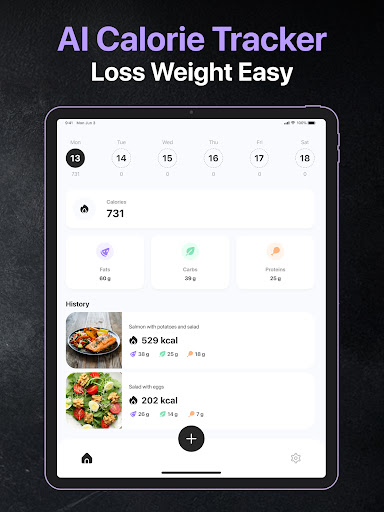 AI-CAL: AI Calorie Counter ekran görüntüsü