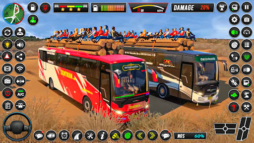 Offroad Bus Sim Driving Game ekran görüntüsü